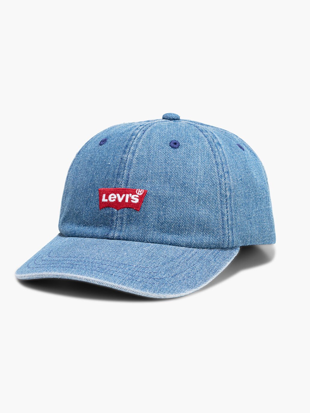 LEVI'S Denim Snapback Cap with Batwing Logo 'Denim Light Blue'