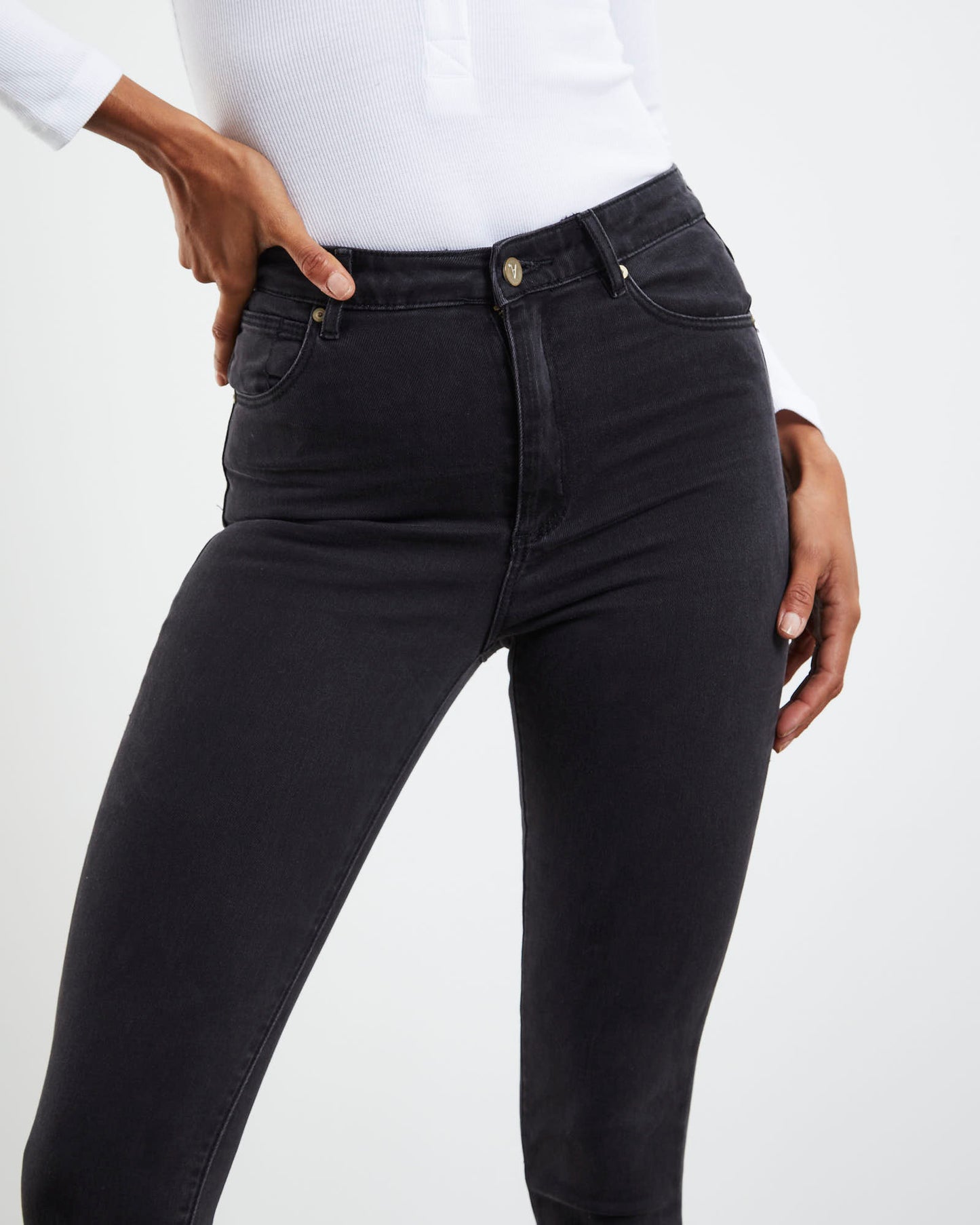 ABRAND High Skinny Ankle 'Graphite'