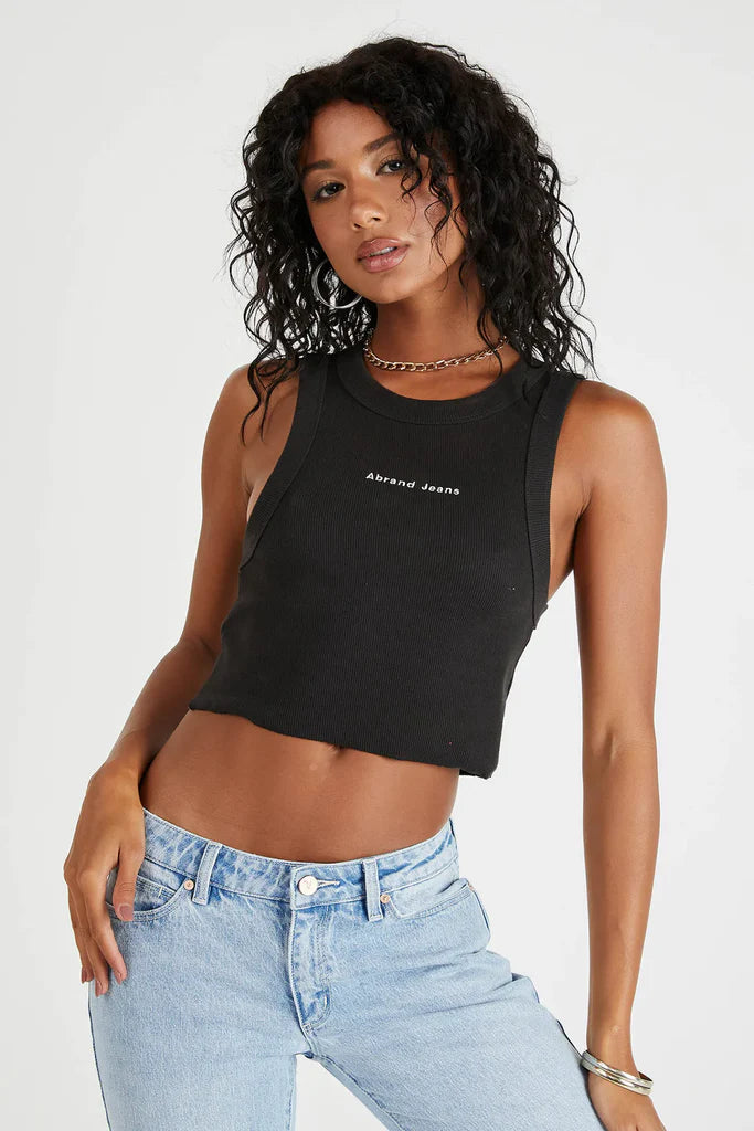 ABRAND - Heather Singlet 'Black'