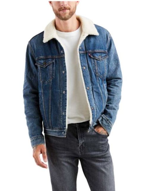 LEVI S Men s Sherpa Trucker Jacket Mayze