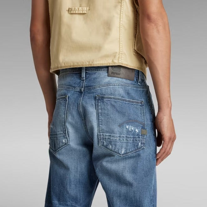 G-STAR Grip 3D Relaxed Tapered Jeans 'Faded Hague Blue'