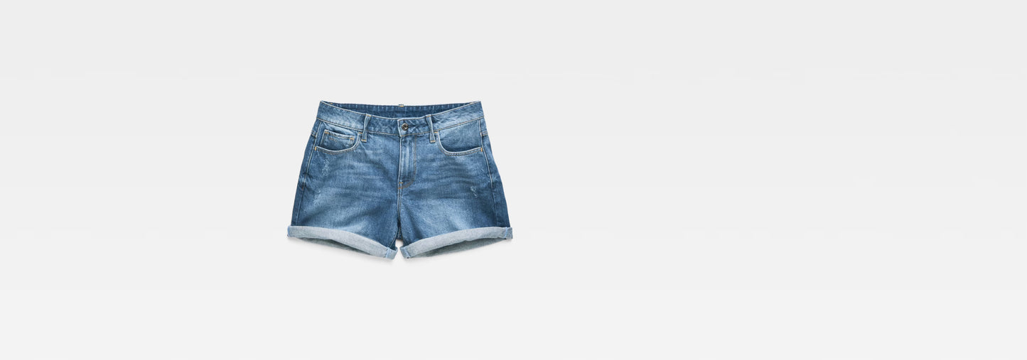 G-STAR 3301 High Boyfriend Shorts 'Medium Aged'