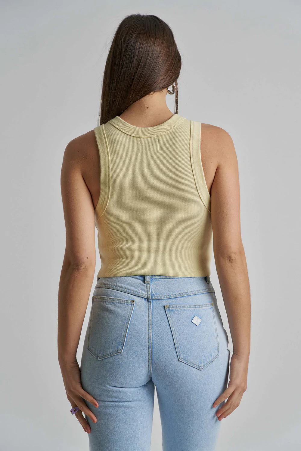 ABRAND Heather Singlet 'Butter'