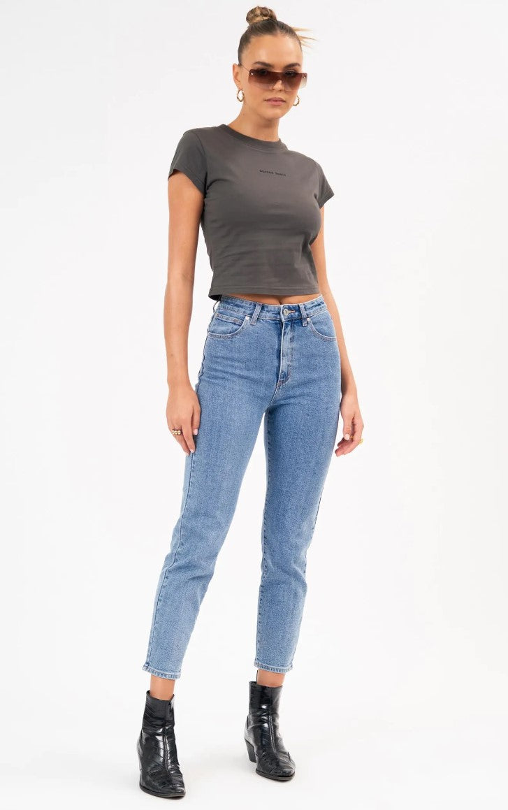 Mom Jeans Abrand 94 High Slim Black Abrand Jeans A Brand Skinny