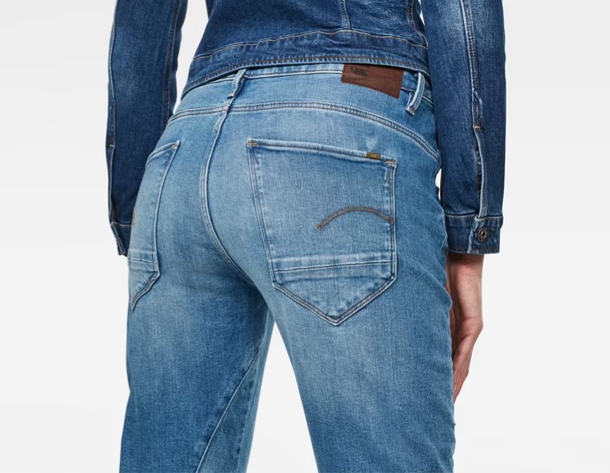G-STAR Arc 3D Low Boyfriend 'Faded Blue'