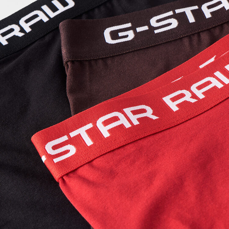 G-STAR Classic Trunks 3 Pack ‘Red pack’