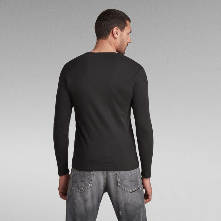 G-STAR Base Long Sleeve T-Shirt 'Black'