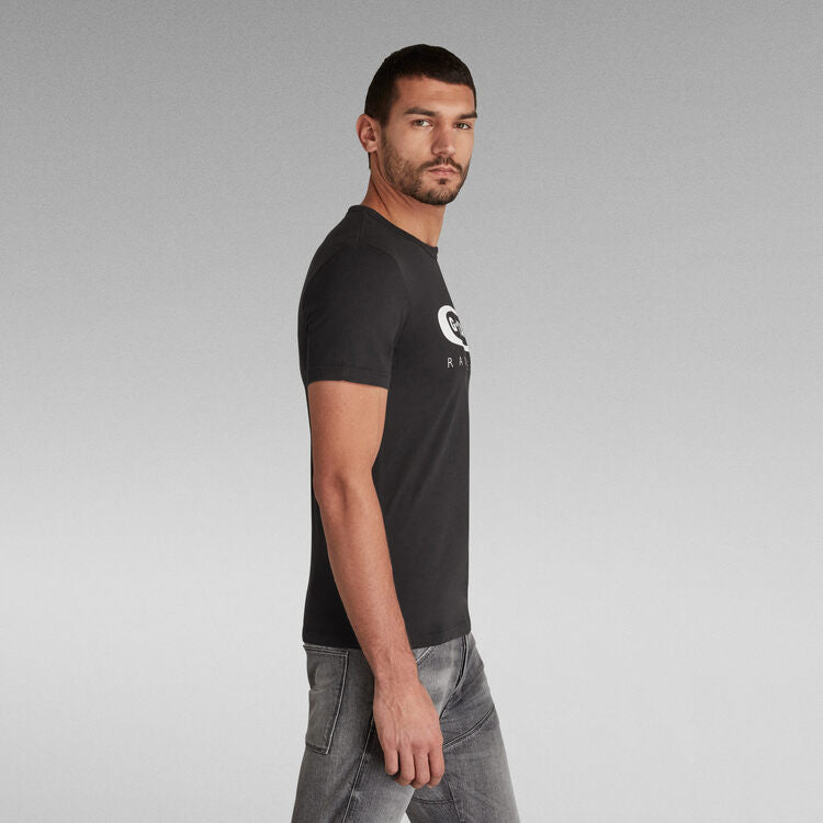 G-STAR Graphic Slim Tee 'Black'
