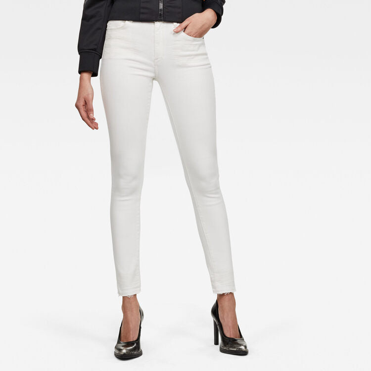 G-STAR 3301 High Skinny Ripped Ankle ‘Elto White’