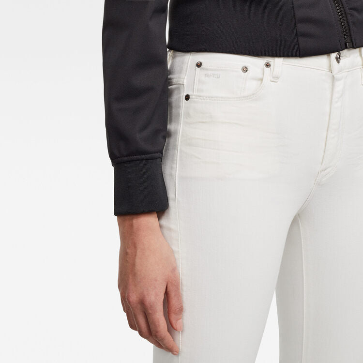 G-STAR 3301 High Skinny Ripped Ankle ‘Elto White’