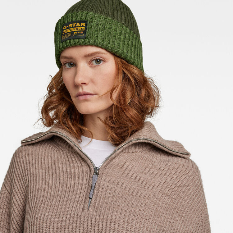 G-STAR Vaan Reversible Beanie 'Forest/Olive'