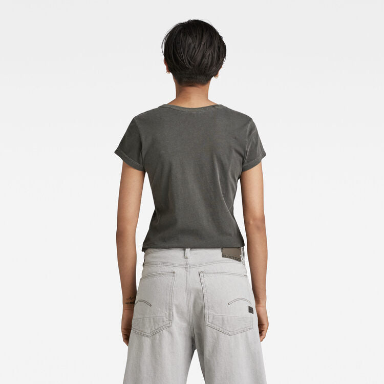 G-STAR W's Eyben Slim V Tee 'Raven'