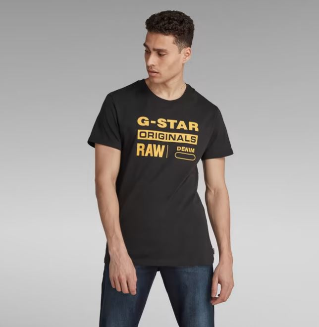 G-STAR Graphic 8 Tee 'Black'