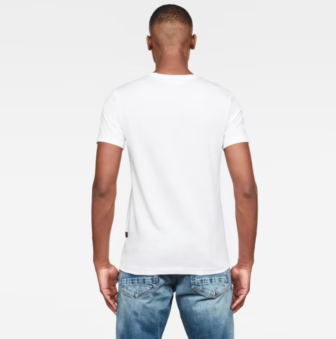 G-STAR Premium Slim Tee Crew Neck 'White'