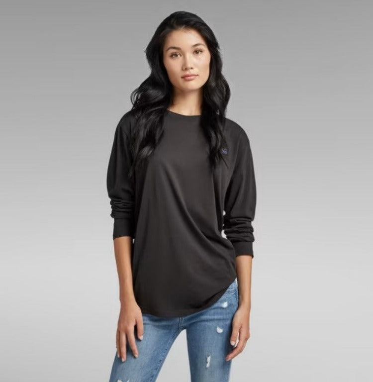 G-STAR Lash Fem Loose Long Sleeve  'Dark Black'