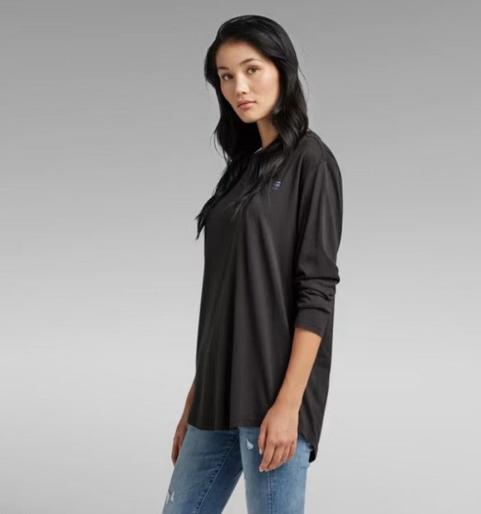 G-STAR Lash Fem Loose Long Sleeve 'Dark Black'