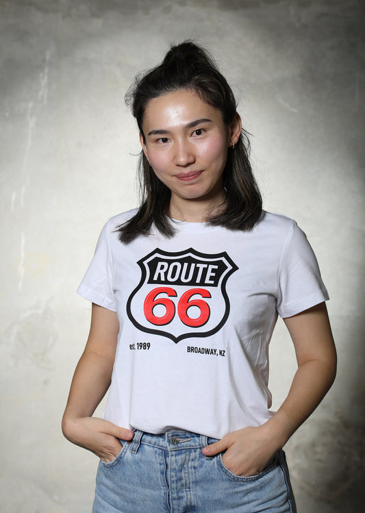 Route 66 Women's Original 1989 Tee 'White'