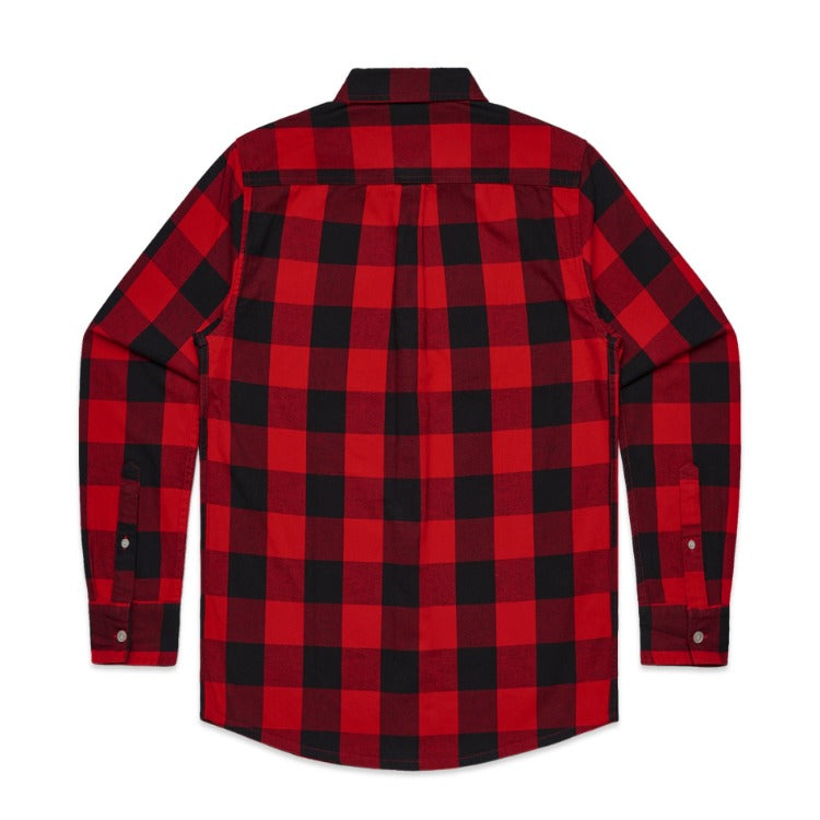 ROUTE 66 Men's Flannel Check Shirt 'Red '