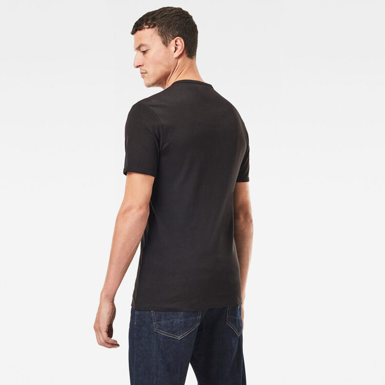 G-STAR Premium Slim Tee V Neck 'Black'