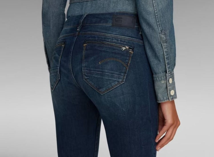 G-STAR Midge Zip Skinny 'Dark Aged'