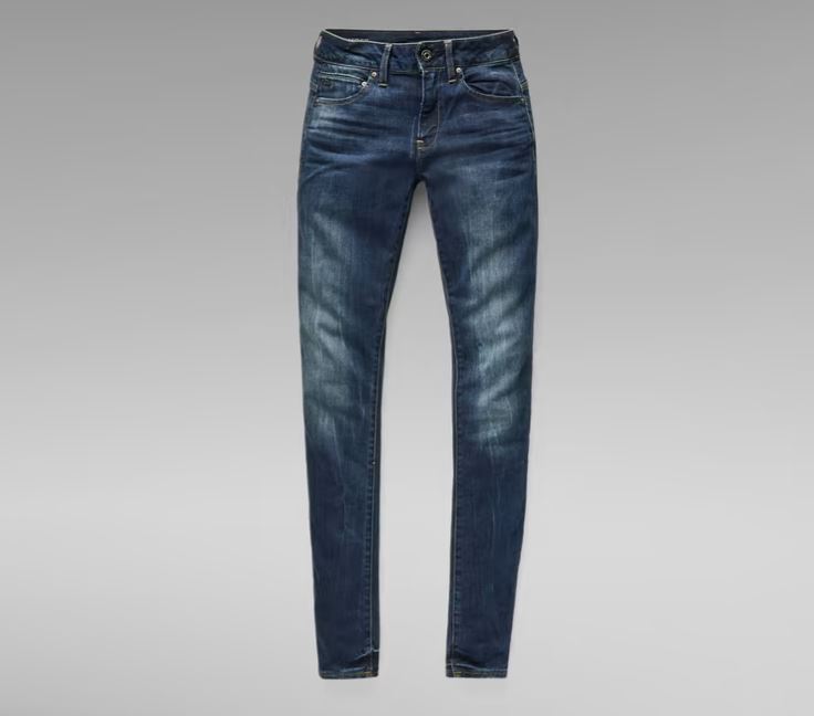G-STAR Midge Zip Skinny 'Dark Aged'