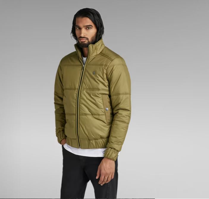 G-Star Meefic Quitled Jacket 'Antic Green'