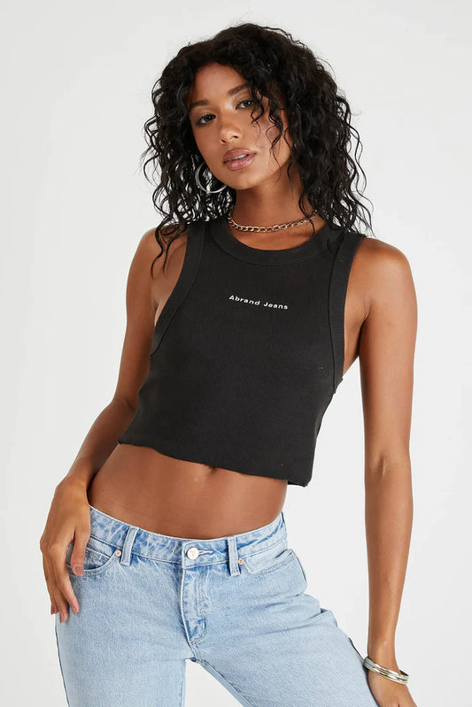 ABRAND - Heather Singlet 'Black'