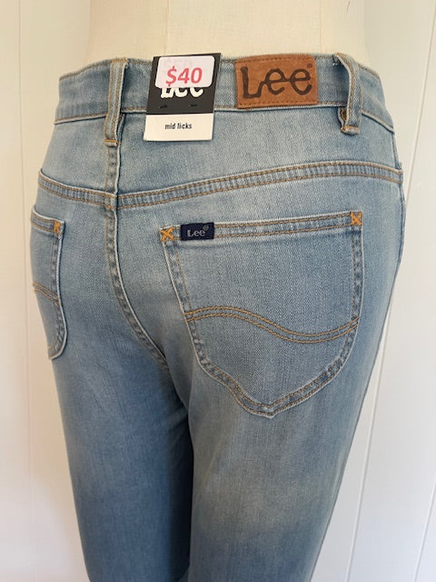 Lee Women's Mid Licks Jeans - Blue Salt