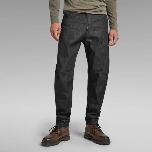 G-STAR Grip 3D Relaxed Tapered Jeans 'Pitch Black'