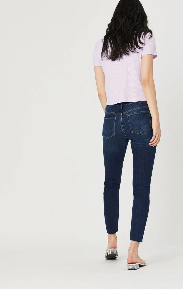 MAVI W's Alissa Cropped Skinny Jeans - Rinse Golden