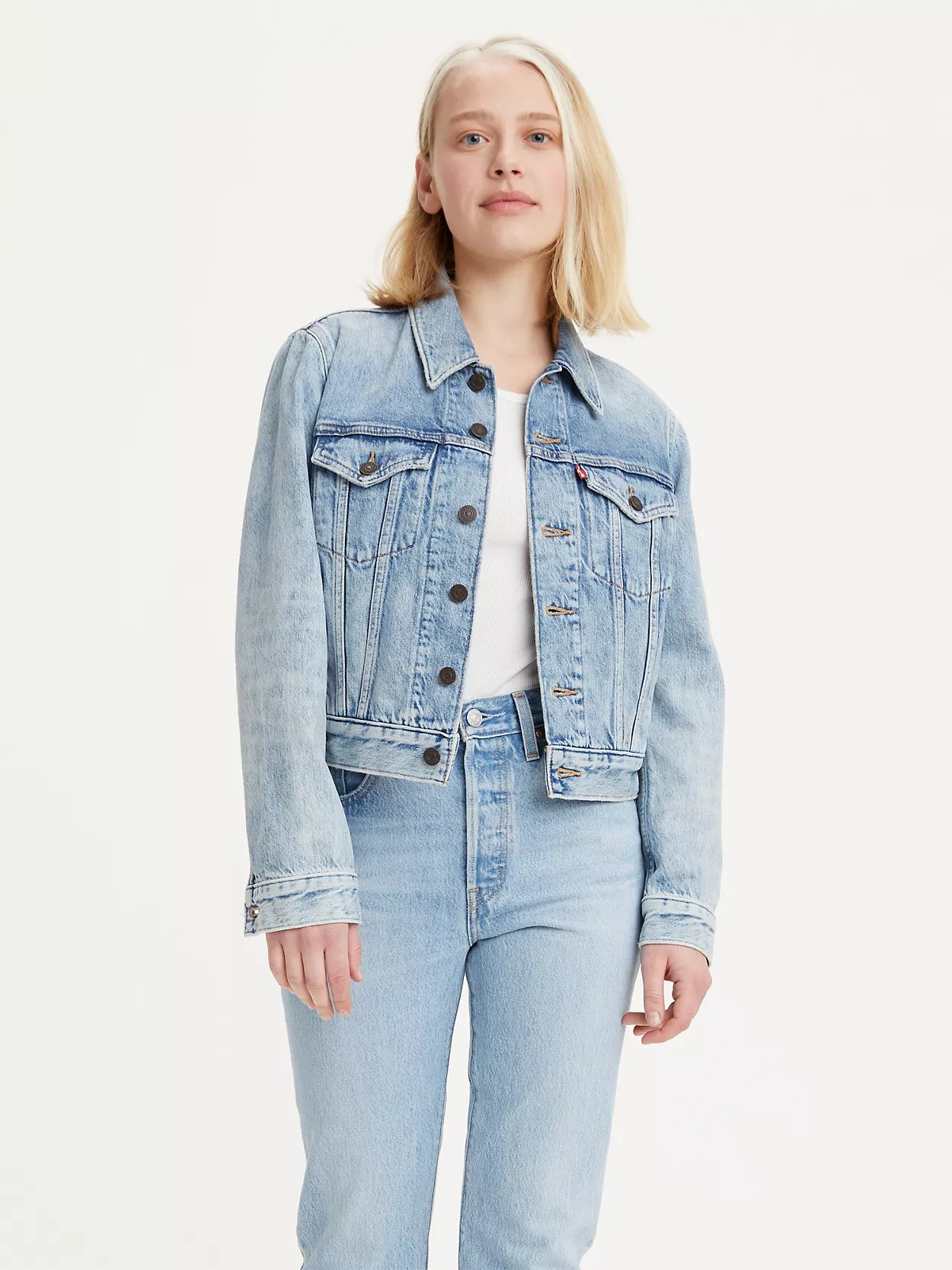 LEVI’S W’s Shrunken Trucker Jacket ‘Wonder'