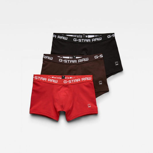 G-STAR Classic Trunks 3 Pack ‘Red pack’