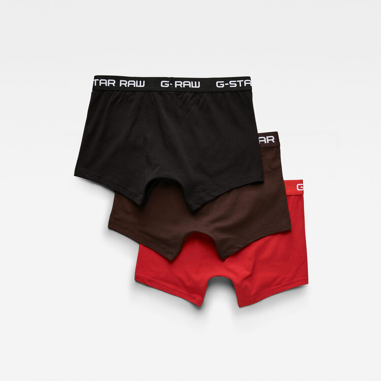 G-STAR Classic Trunks 3 Pack ‘Red pack’