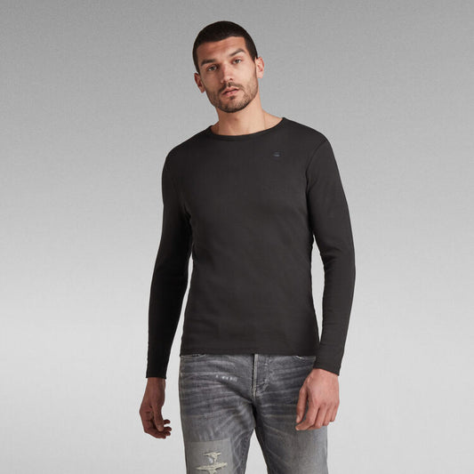 G-STAR Base Long Sleeve T-Shirt 'Black'