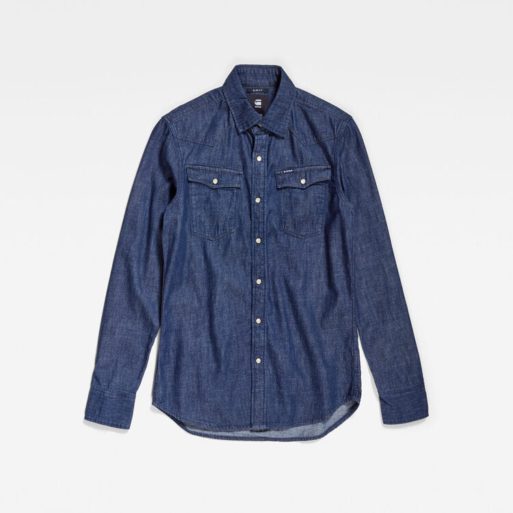 G-STAR Unisex 3301 Slim Shirt 'Rinsed'