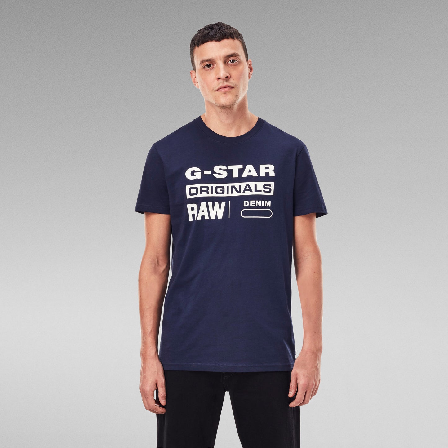 G-STAR Graphic 8 Tee 'Sartho Blue'