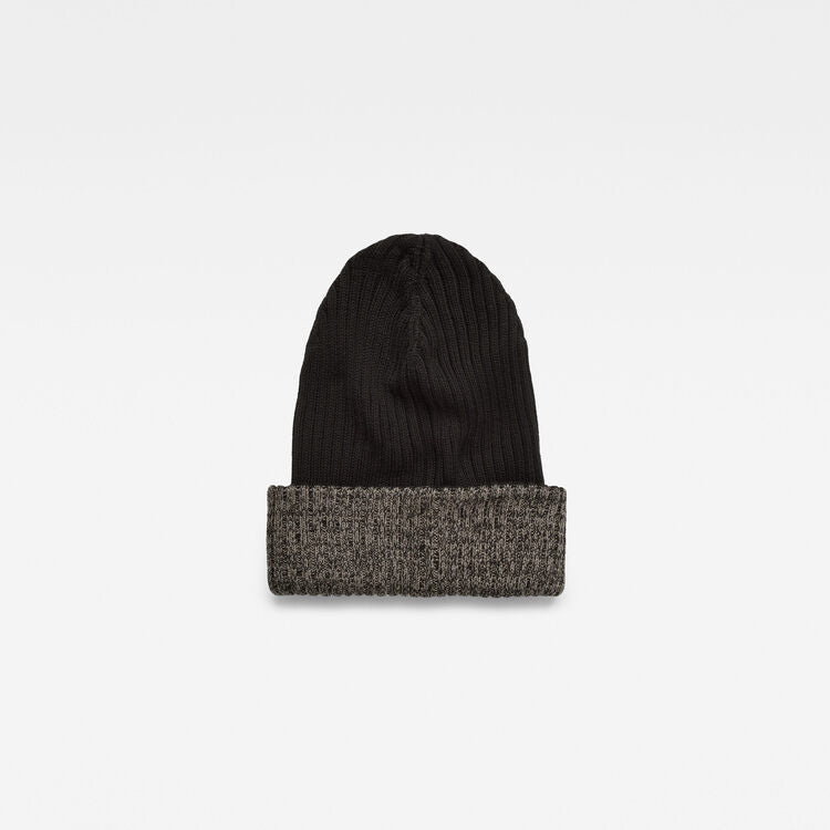 G-STAR Vaan Reversible Beanie 'Black/Grey'