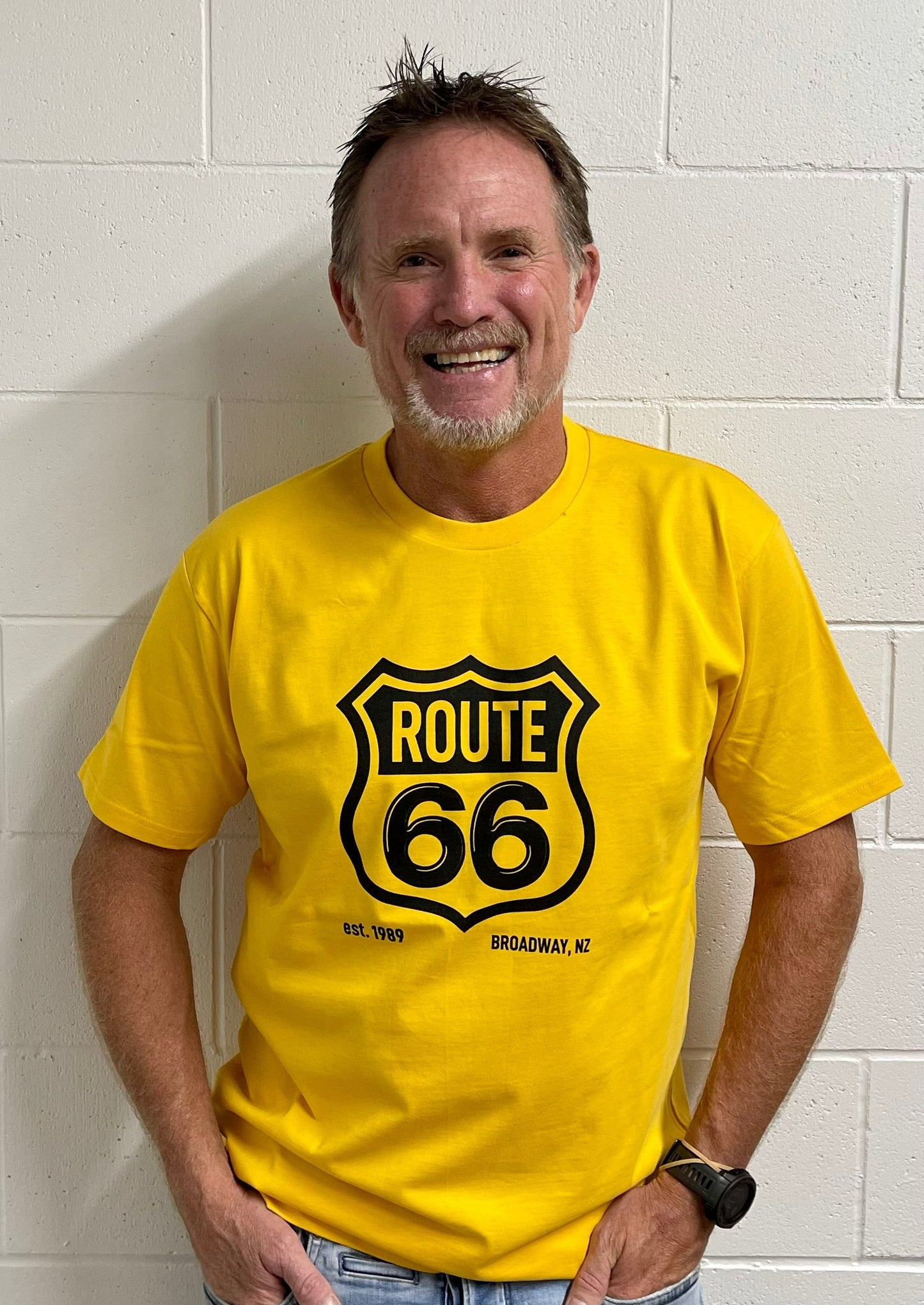 Route 66  Men's Original 1989 Tee 'Gold' - LIMITED EDITION -