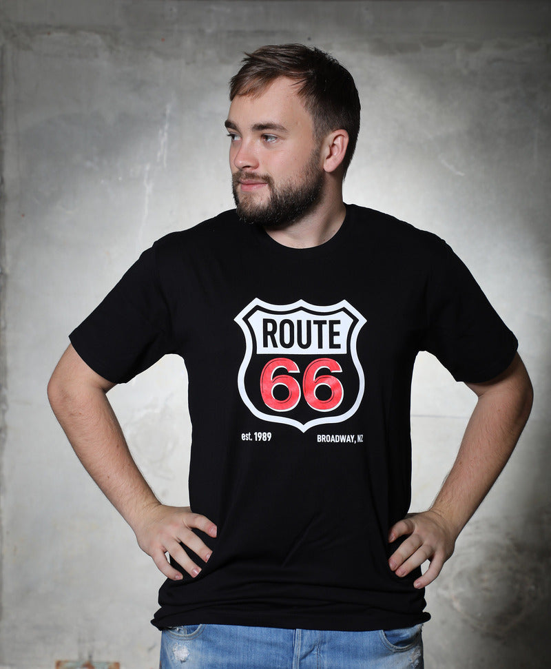 Route 66 Men's Original 1989 Tee 'Black'
