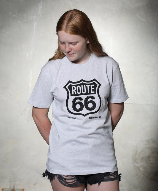 Route 66 Men's Original 1989 Tee 'White Marle'