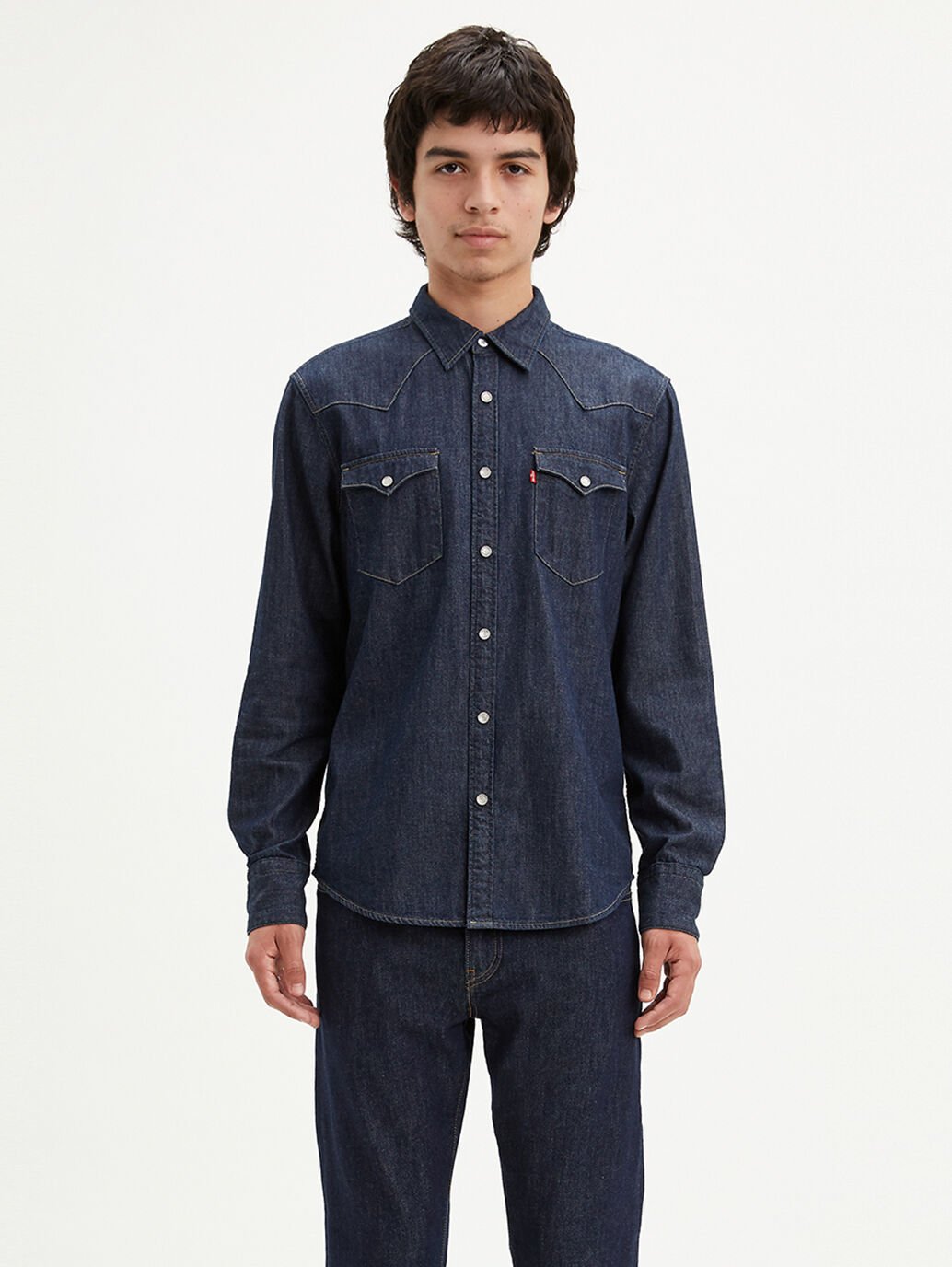 LEVI’S Barstow Denim Western Shirt ‘Rinse’