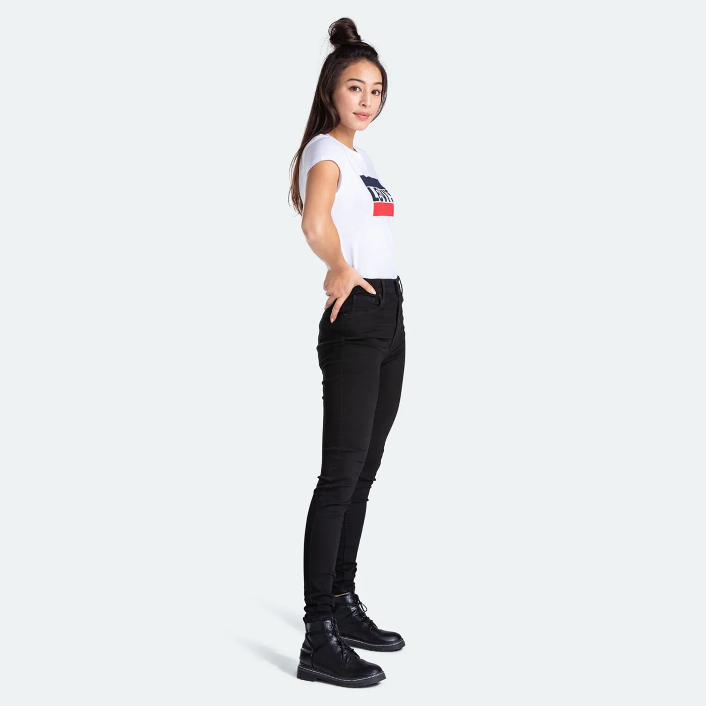 LEVI'S W's Mile High Super Skinny 'New Moon'