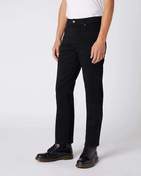 WRANGLER Zip Fly Straight Jean 'Black'