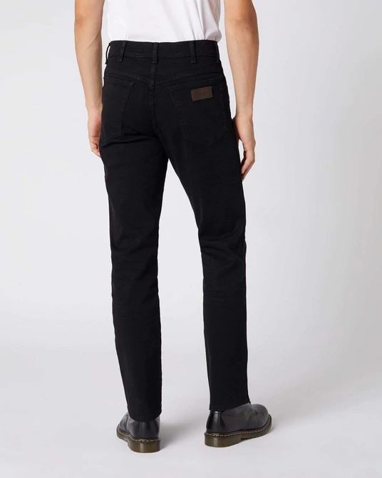 WRANGLER Zip Fly Straight Jean 'Black'